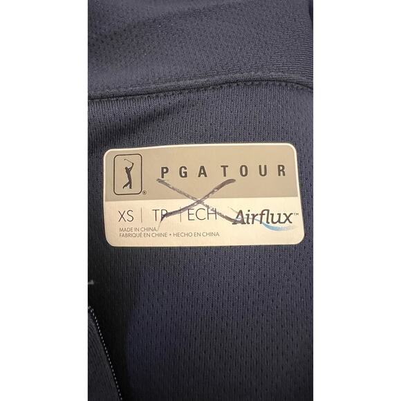 ⛳ PGA Tour Airflux Navy Sleeveless Polo XS – Athletic Golf Activewear Top - Picture 5 of 5